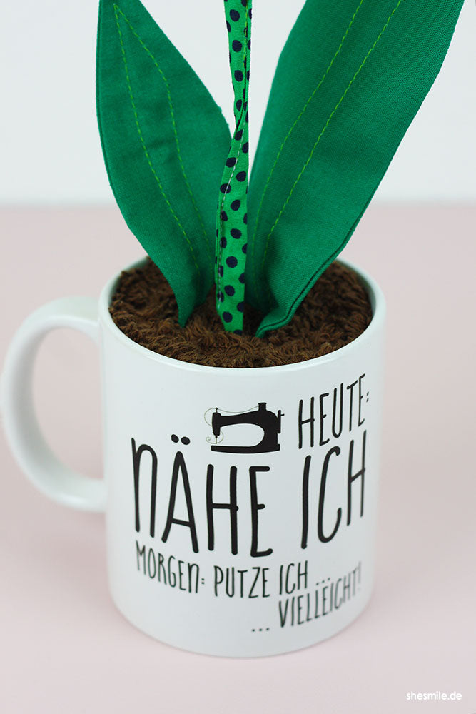 Zimmerpflanze Frieda Tulpe (Schnittmuster und Nähanleitung)