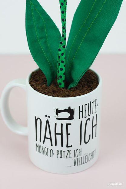 Zimmerpflanze Frieda Tulpe (Schnittmuster und Nähanleitung)